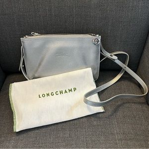 Authentic Longchamp Leather Crossbody Bag